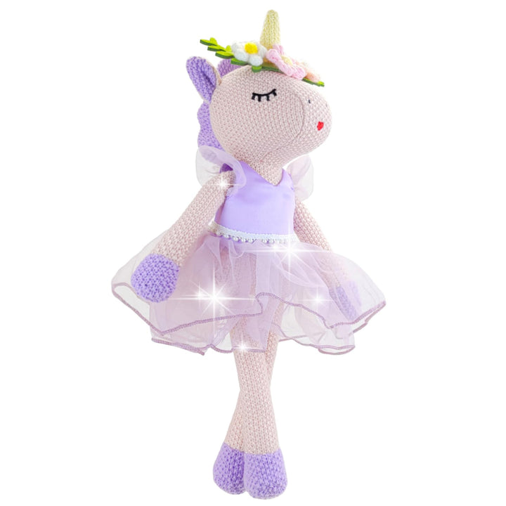 JUSTQUNSEEN Das Einhorn ist gefüllt mit kuschelpuppen und Flauschigen ballettpuppen und einhörnern f