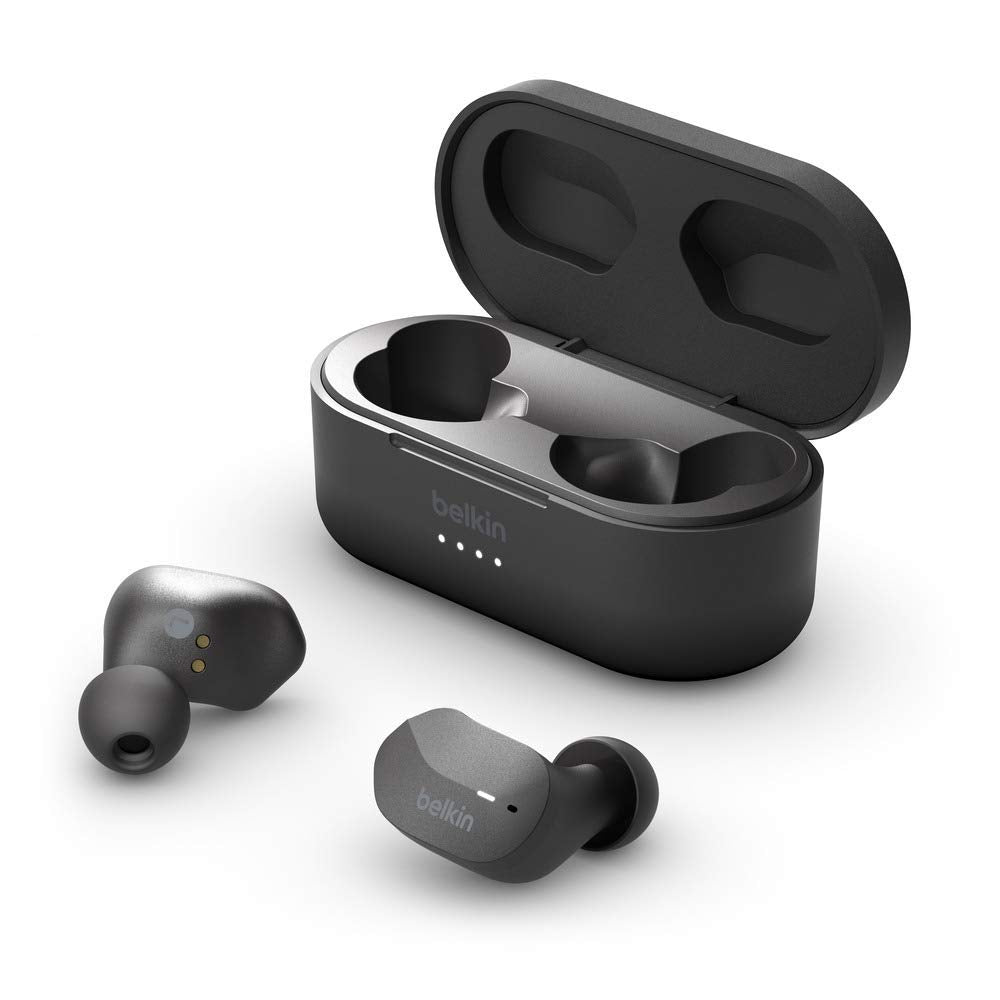 Belkin SoundForm True Wireless In-Ear-Kopfhörer (Bluetooth-Ohrhörer für iPhone, Geräte von Samsung u