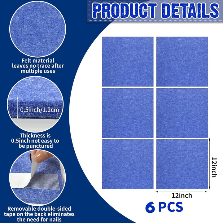 KEAGAN Dartboard-Wandschutz, Dartboard-Umrandung, Wandschutz aus Filz, Dartboard-Wandschutz, Selbstk