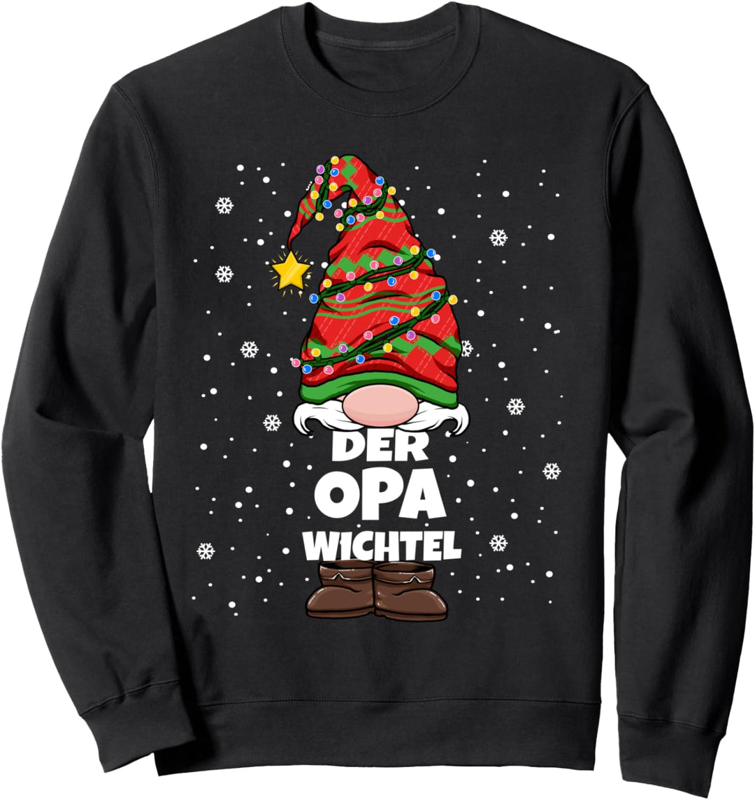 Opa Wichtel Weihnachten Herren Wichtel Grossvater Sweatshirt