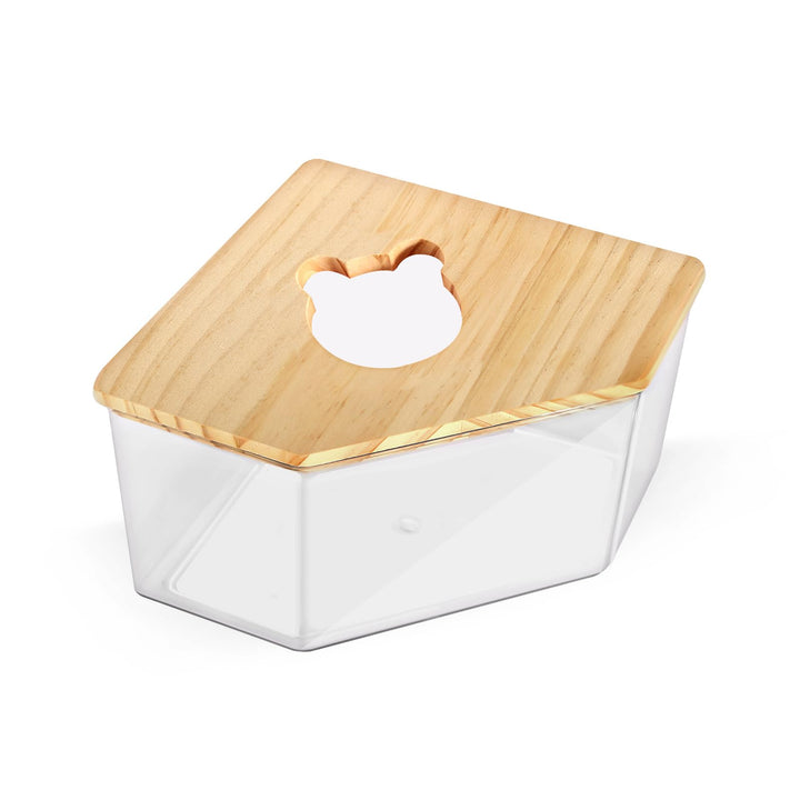 Haustier Hamster Badezimmer, Sandbad Container Toilette Transparente Acryl Hamster Badebox, Hamster