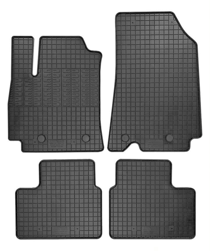 edecor Gummifussmatten Automatten Gummimatten Gummi Fussmatten Satz Set für Renault Arkana ab Bj. 20