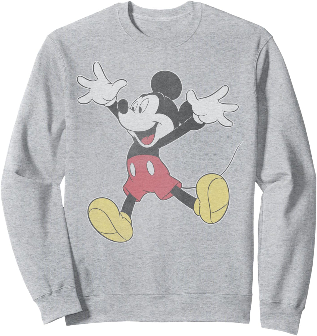 Disney Mickey And Friends Mickey Mouse Jump Portrait Sweatshirt