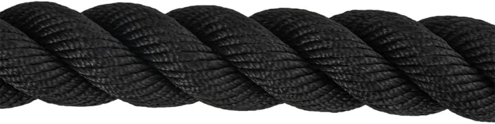 Battle Rope Polyester Schwarz 6 m 4,5 kg Cardio-Maschinen-Zubehör