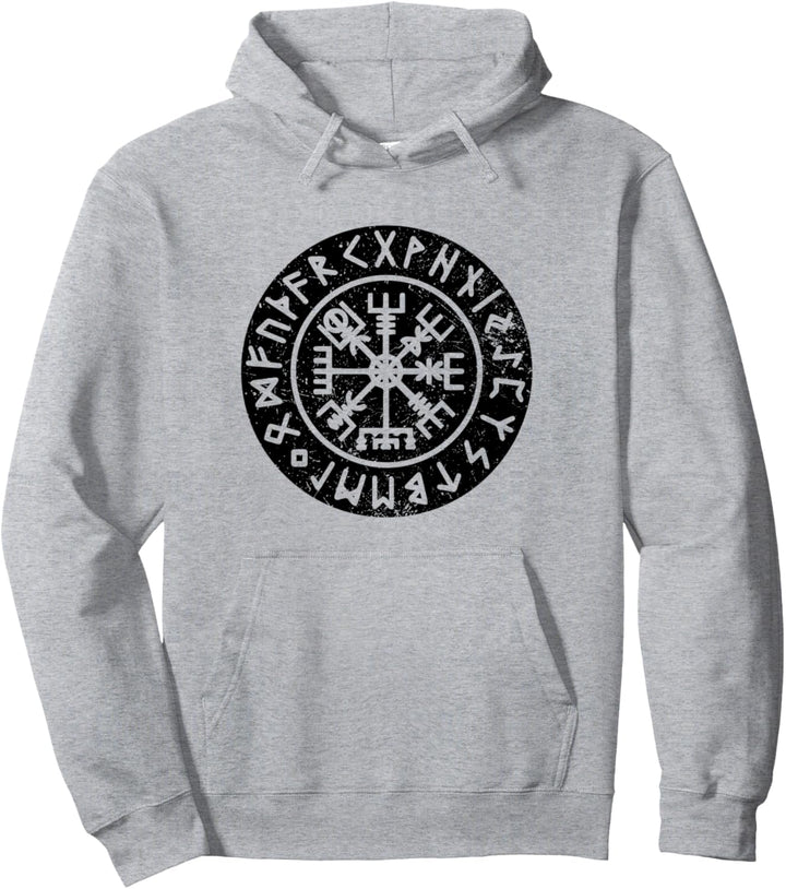 Vegvisir Wikinger Kompass Keltische nordische Rune nordische Mythologie Pullover Hoodie
