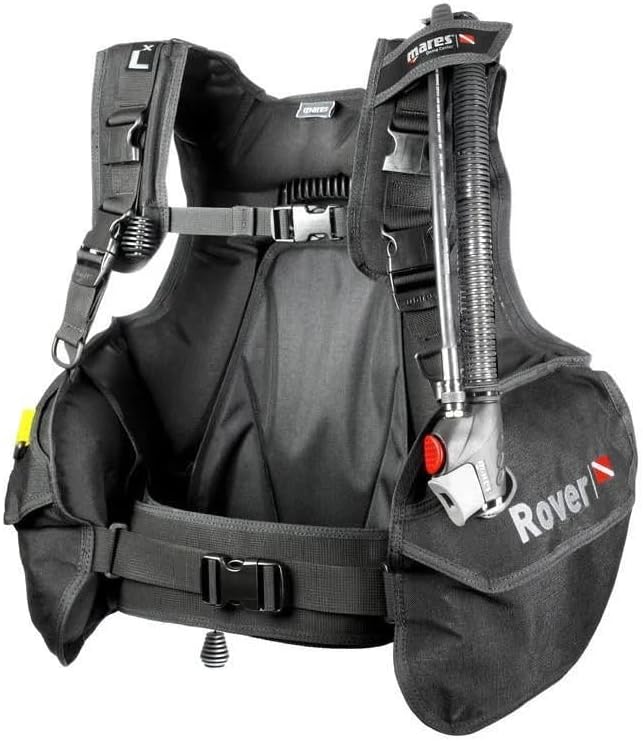Mares Erwachsene Weste BCD Rover DC XS Schwarz, XS Schwarz