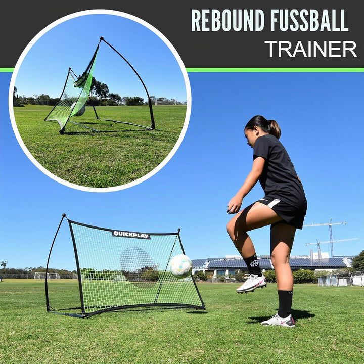 QUICKPLAY Spot Target TEKKERS Fussball-Rebounder, perfekt für Team- oder Solo-Fussballtraining 1) 1,