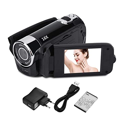 Entatial 4X Digitale Camcorder-Videokamera 720P Full HD 270 ° Drehung Weitwinkel 2.4inch Bildschirm