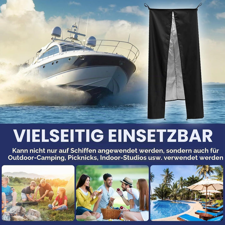 Mobiler Strandumkleidezelt Duschzelt Toilettenzelt 76x68x182cm Wasserdicht Blickdicht Privatsphäre T