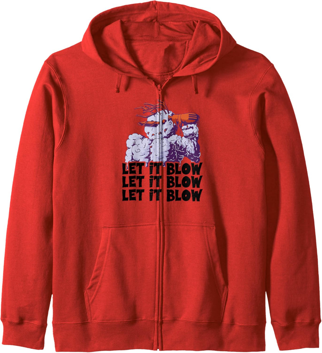 Let It Blow Let It Blow Let It Blow - Funny Christmas - Xmas Kapuzenjacke