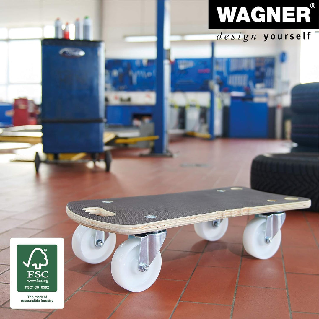 Wagner Transporthilfe MM 1311 I 57,5 x 29 x 13,5 cm - Tragkraft 400 kg - für schwer beladene Geräte