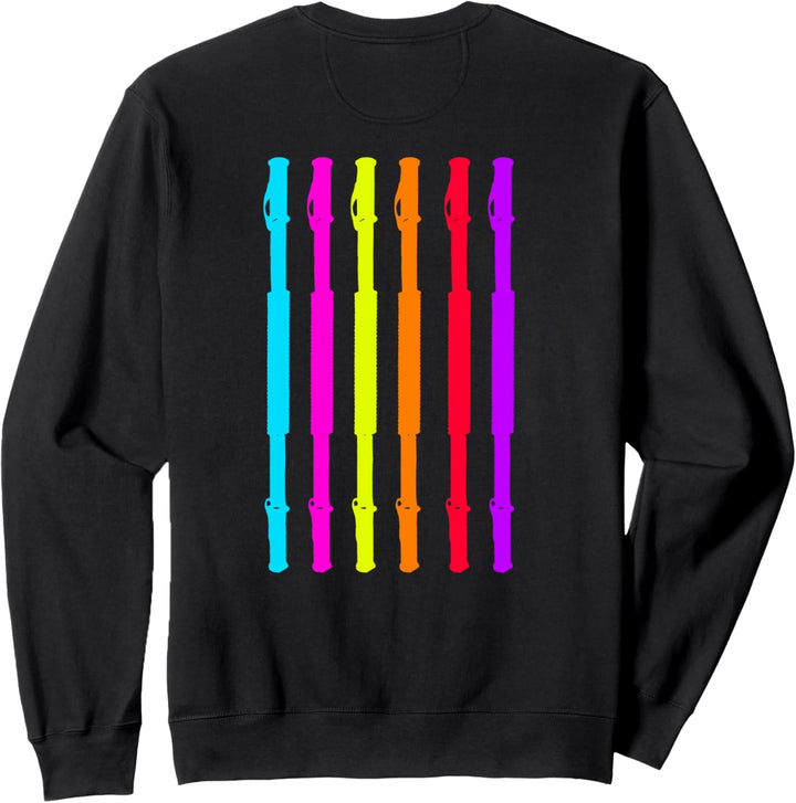 Backprint Fitness Sticks Sweatshirt
