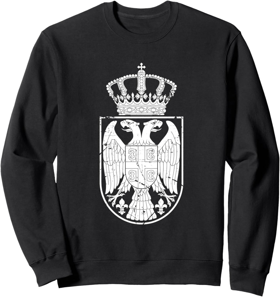 Srbija Serbien Flagge Serbia Serbischer Doppeladler Geschenk Sweatshirt