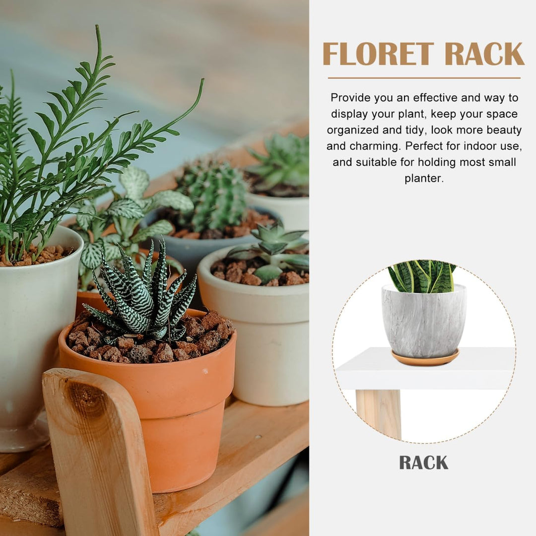 BESPORTBLE Mini Pflanzenständer aus Stabiler Blumentopfständer für Innenräume Dekorativer Pflanzenti