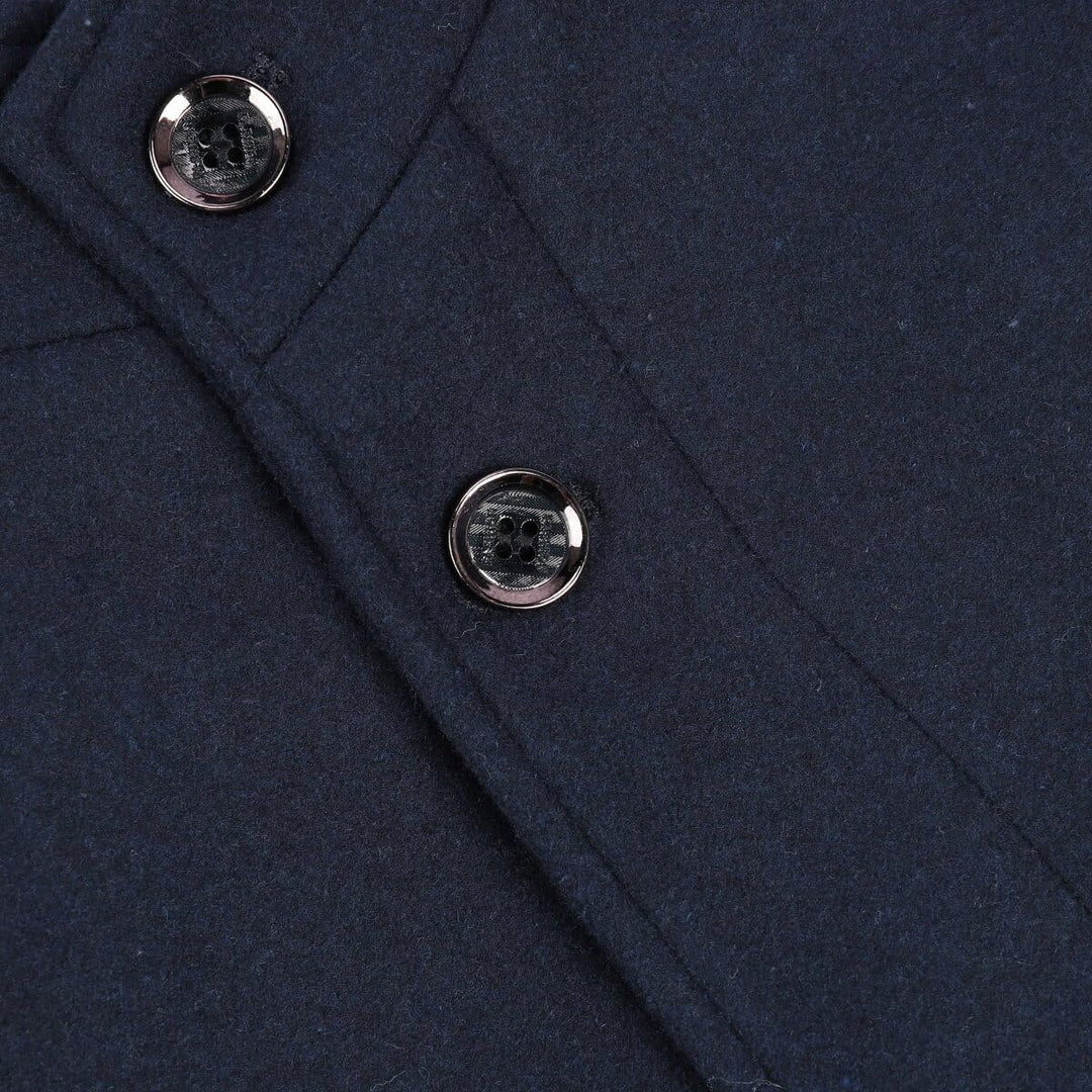 YOUTHUP Herren Wolle Mantel mit Steppweste Regular Fit Winter Wollmantel Outdoor Business Übergangsm