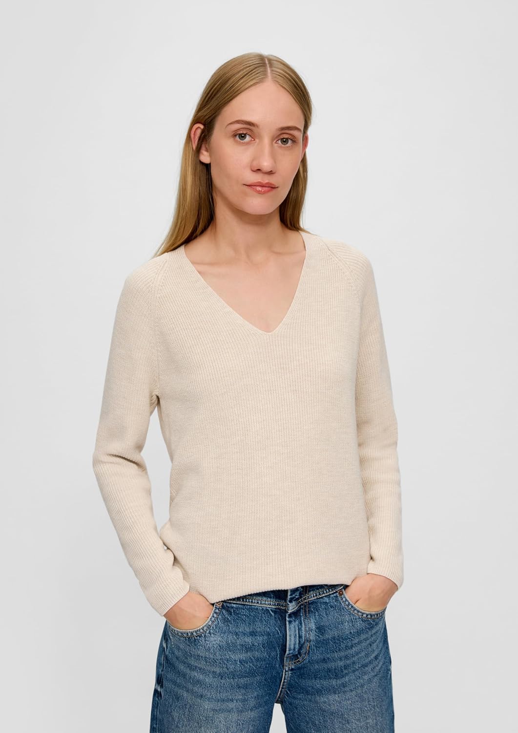 s.Oliver Strickpullover mit Raglanärmeln 46 81w0 Beige, 46 81w0 Beige