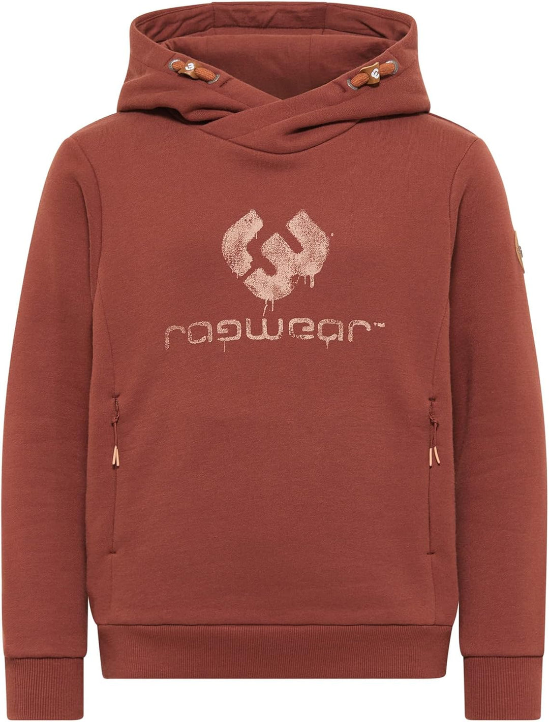 Ragwear Esam Jungen Sweatshirt Hoodie Kapuzenpullover Sweater Pullover Shirt Kinder Sweat, 128 Terra