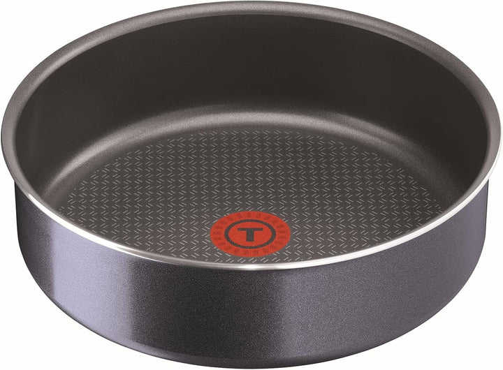 Tefal L2319102 Ingenio Elegance Schmorpfanne, 26 cm + 1 Griff + 1 Deckel, 26 cm, Glitzer, für alle H