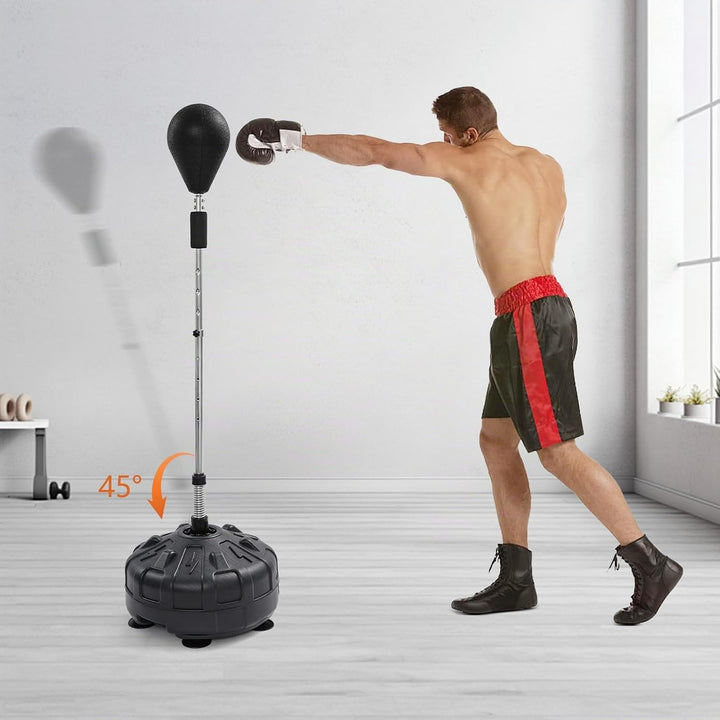 Boxsack Stehend, Erwachsene Standboxsack, Punchingball, Verstellbar Erwachsene Kinder Boxen Punching