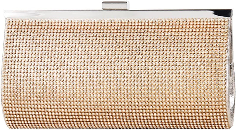 CORIOS Abendtasche Damen Strasssteine Clutch Bag Strass Handtasche Diamant Klein Tasche Kette Elegan