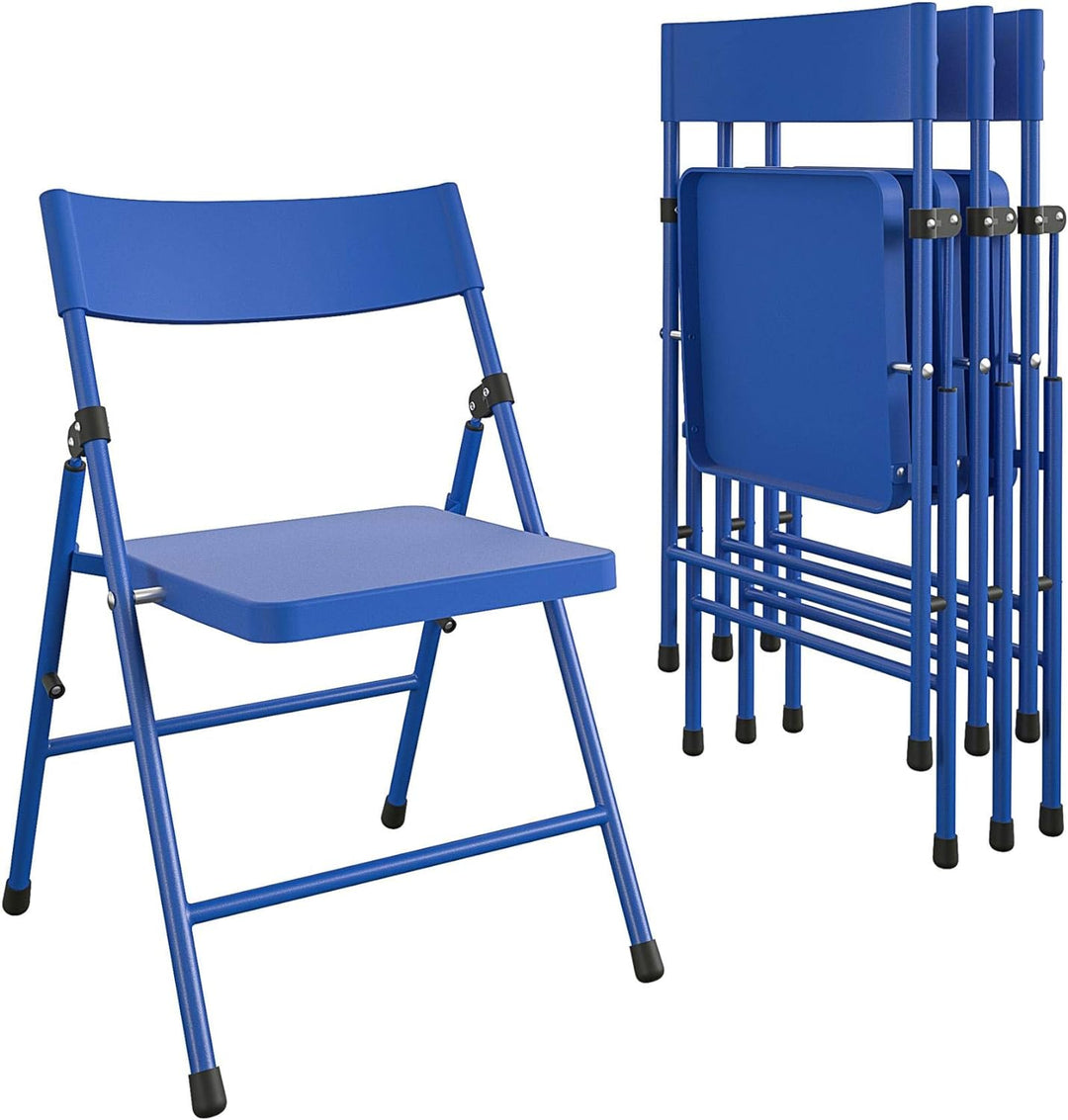 COSCO Pinch-Free Kinder klemmfreien Klappstuhl, Legierungsstahl, Blau, 35.5 x 40 x 57.4 cm, Blau