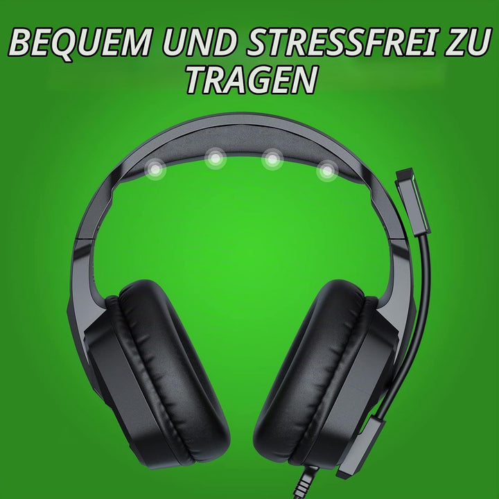 EKSA Fenrir Gaming Headset, Headset mit Mikrofon für PS4 PS5 Xbox one PC Mac Laptop, 3D Surround Sou