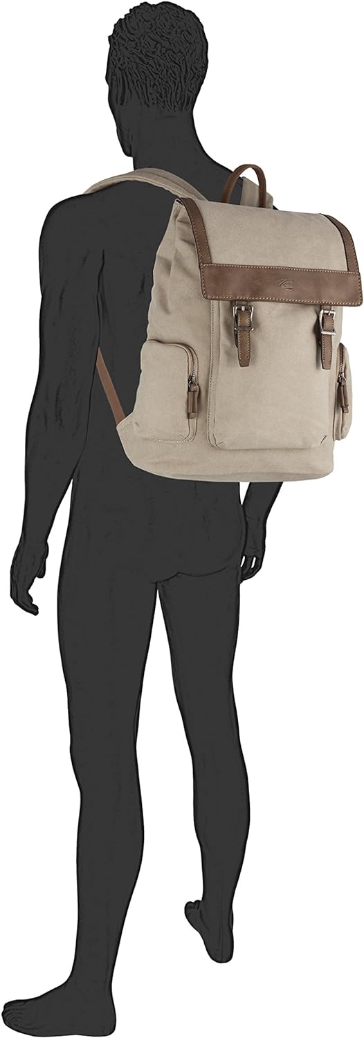camel active Seoul Rucksack, 41 cm, 23 L, Sand Sand 41, Sand 41
