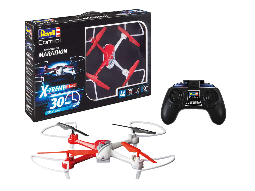 Revell Control RC X-TREME Quadrocopter Marathon I Bis zu 30 Minuten Flugspass du I Hohe Manövrierfäh