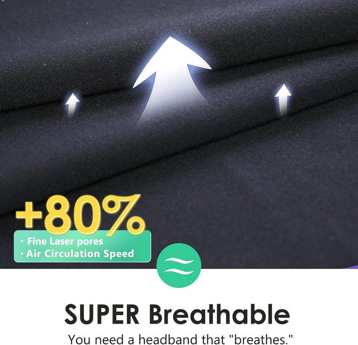 ZUMUSEN Schlafkopfhörer Stirnband Bluetooth, Kabellose Sportkopfhörer mit ultradünnen HD-Stereolauts