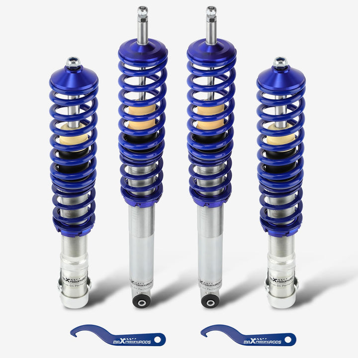 maXpeedingrods Gewindefahrwerk Für Volkswagen Golf MK2 1985-1992 (19E) Jetta II 1G 1984-1992-Blau