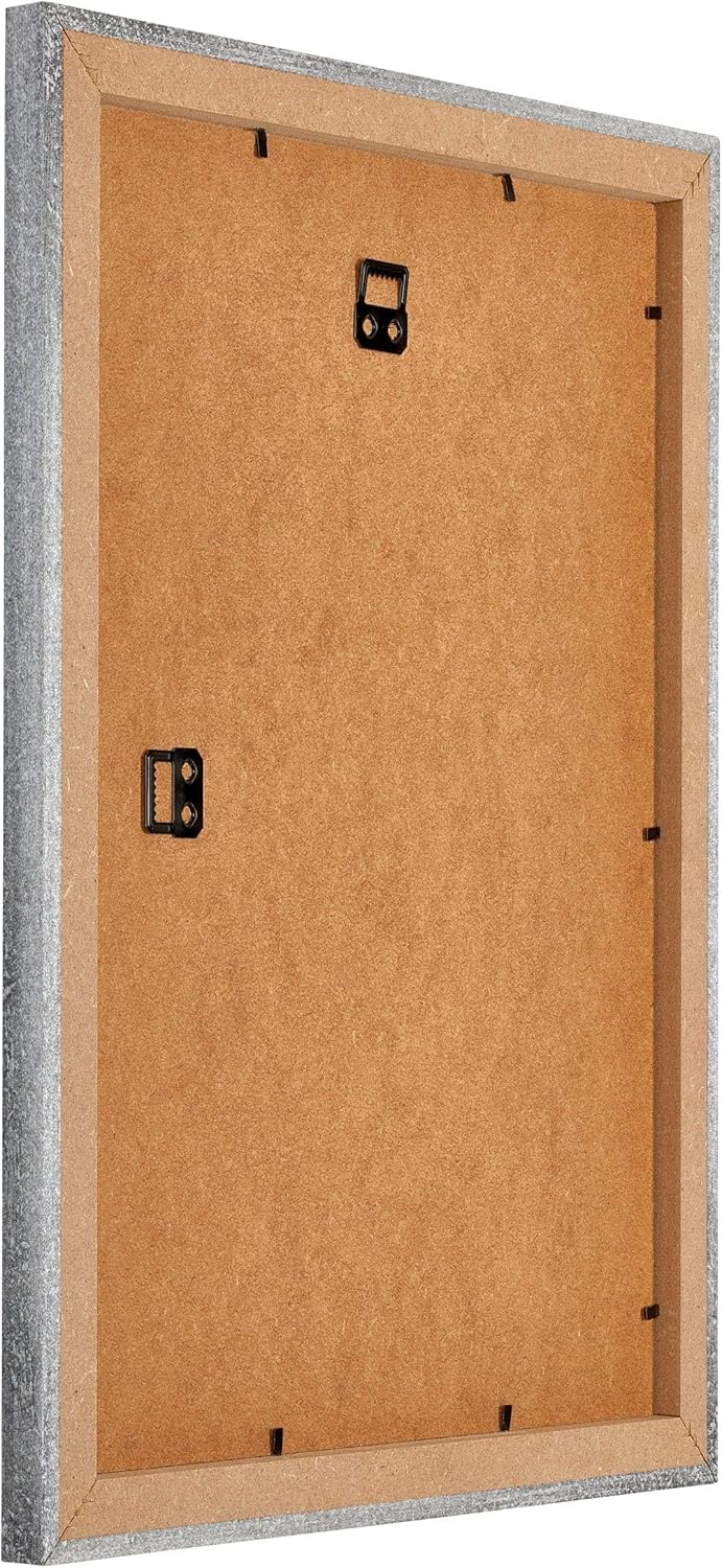 yd. Your Decoration - Bilderrahmen 75x100 cm - Grau Gewischt - Billderrahmen aus MDF mit Acrylglas -