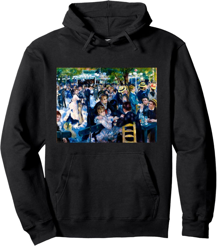 Tanz bei Moulin de la Galette | Pierre-Auguste Renoir Pullover Hoodie