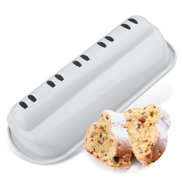 Dr. Oetker Christstollen Backform – Stollenbackform White Christmas Baking – Stollenform mit Antihaf