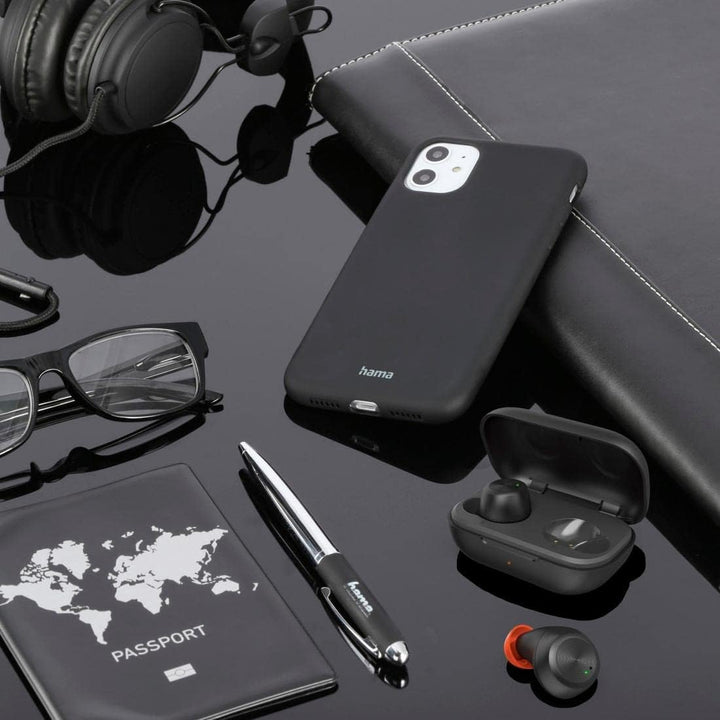Hama Bluetooth Kopfhörer kabellos (In-Ear Ohrhörer mit Mikrofon, Sport Kopfhörer spritzwassergeschüt