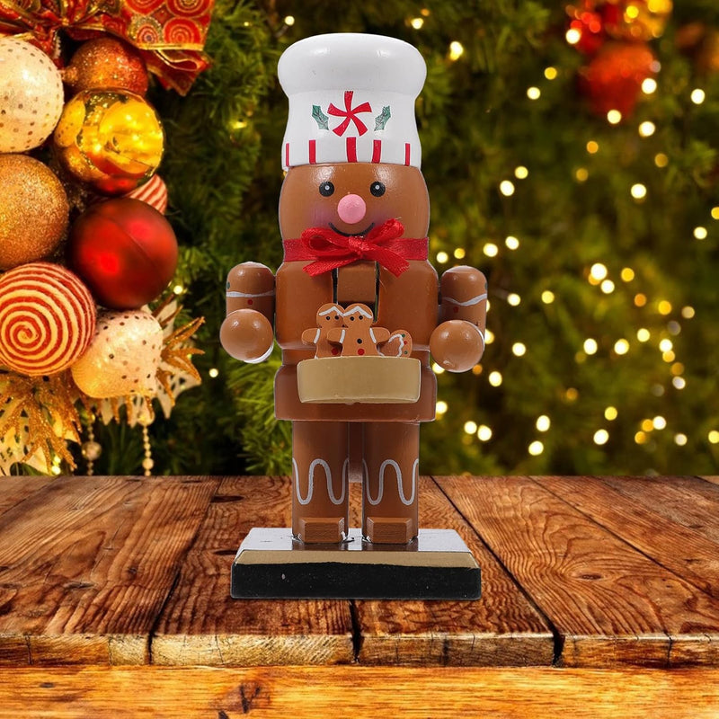 Nussknacker Holzfiguren Lebkuchenmann Soldat Figur: Weihnachtsfiguren Weihnachten Deko Figuren Dekof