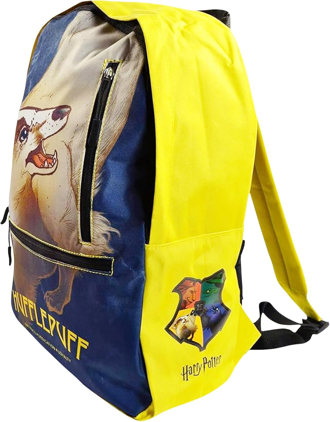 Harry Potter Rucksack (Hufflepuff Design) 30cm x 40cm x 12cm - Offizielles Lizenzprodukt