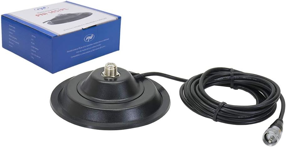PNI ML160 Antenne "CB" mit Magnet enthalten, 155 cm Schwarz Single, Single