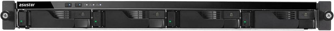 Asustor Lockerstor 4 AS6504RS 4 Bay NAS - 1U Rack Netzwerkspeicher Gehäuse, Quad Core 2.1GHz CPU, 8G