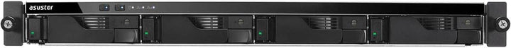 Asustor Lockerstor 4 AS6504RS 4 Bay NAS - 1U Rack Netzwerkspeicher Gehäuse, Quad Core 2.1GHz CPU, 8G