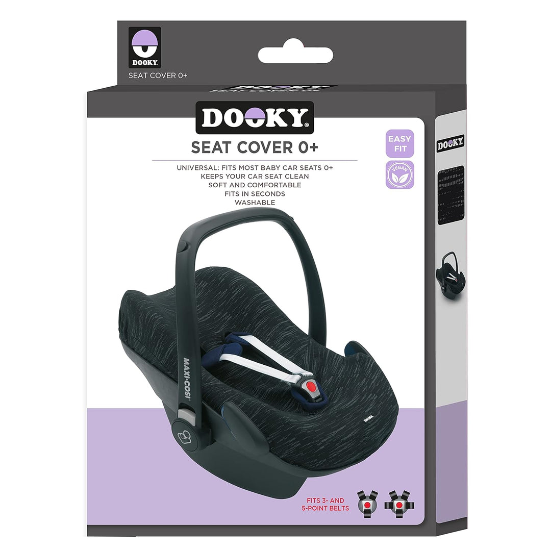 Original Dooky Seat Cover Schonbezug Matrix für Babyschale Universalgrösse geeignet für 3 und 5 Punk