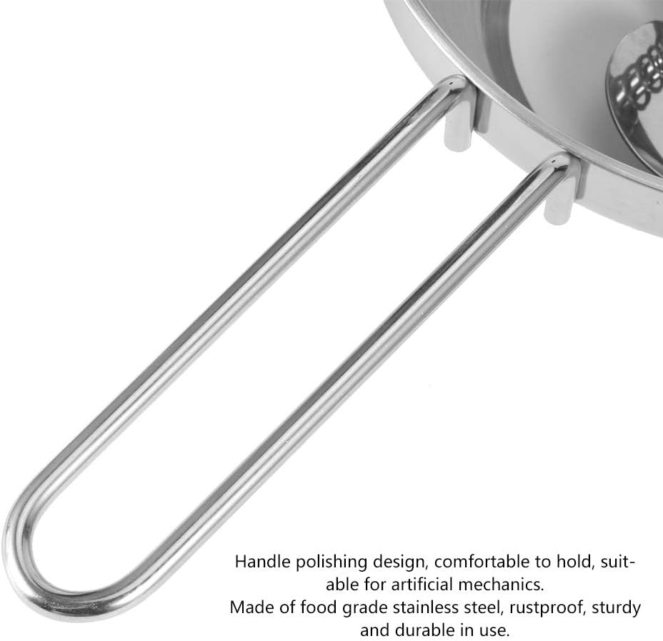 Multifunktionaler Manueller Lebensmittelmixer, Salat-Gemüse-Obst-Mixer aus Edelstahl, Einfach zu Bed