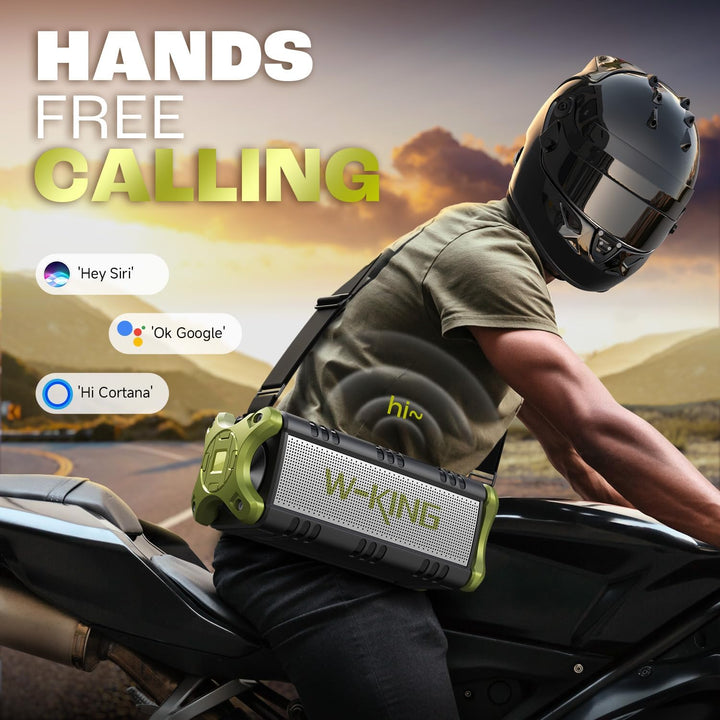 W-KING 50W(70W Gipfel) Bluetooth Lautsprecher IPX6 Wasserdicht, 24 Stunden Laufzeit, 8000mAh Power B