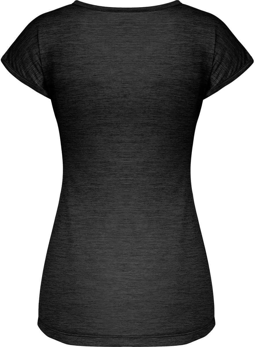 Salewa Damen Puez Melange Dry T-Shirt Funktionsshirt Outdoor-Shirt 40 Black Out Melange, 40 Black Ou