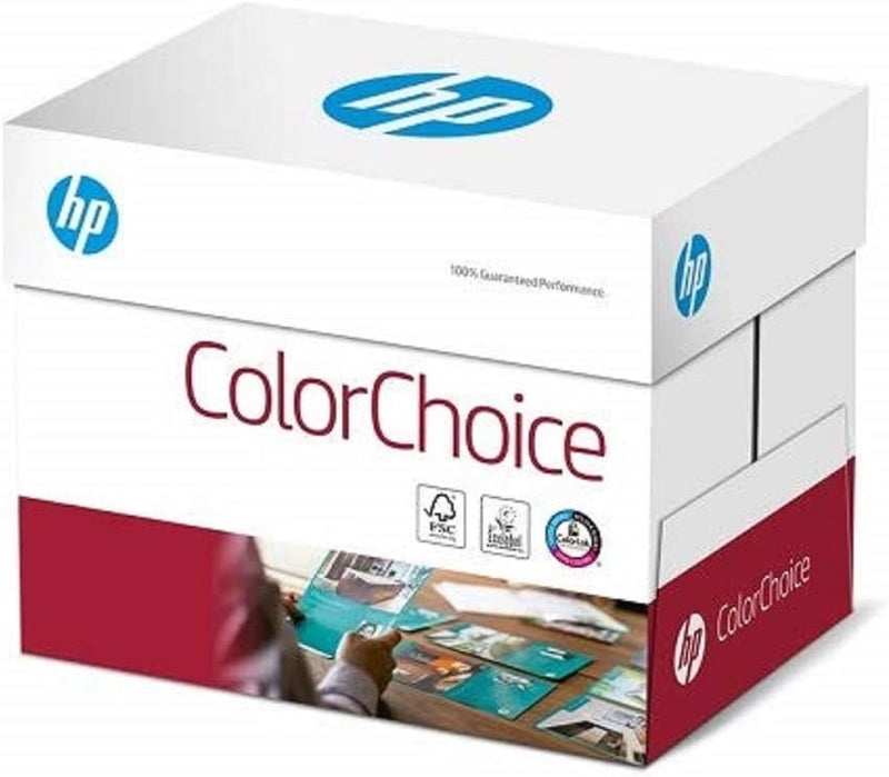 HP ColorChoice CHP750, Farblaserpapier ungestrichen , 90g/m², A4, Karton zu 5 X 500 Blatt, CHP750 A4