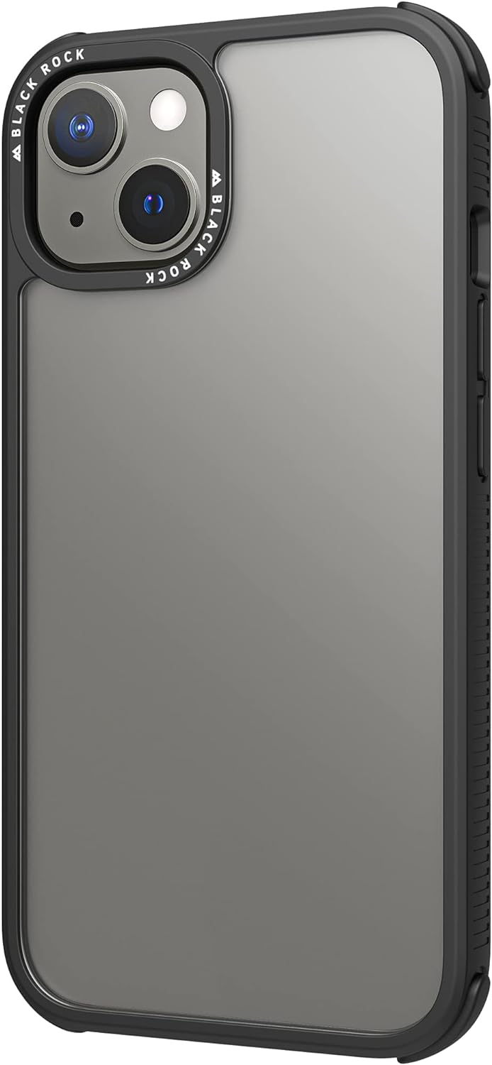 Black Rock - Hülle Robust Transparent Case Passend für Apple iPhone 13 I Handyhülle Transparent, Dur