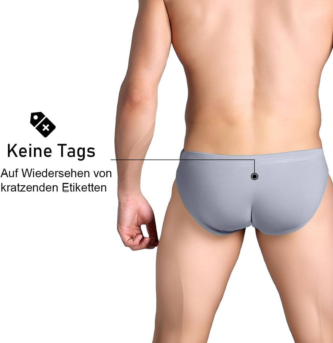 Herren Slips Unterhosen Männer Bambus Unterwäsche Underwear Nahtlose Weiche Low Rise Mens Briefs Und