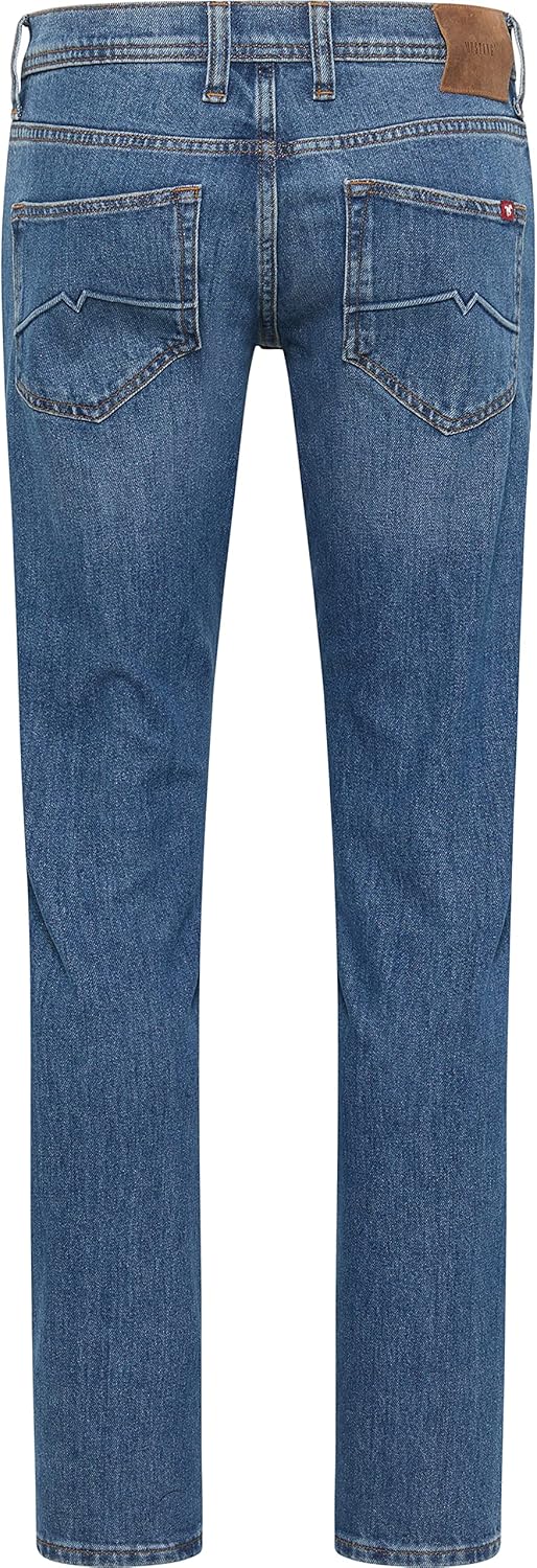 MUSTANG Herren Jeans Hose Style Oregon Tapered 32W / 30L Mittelblau, 32W / 30L Mittelblau