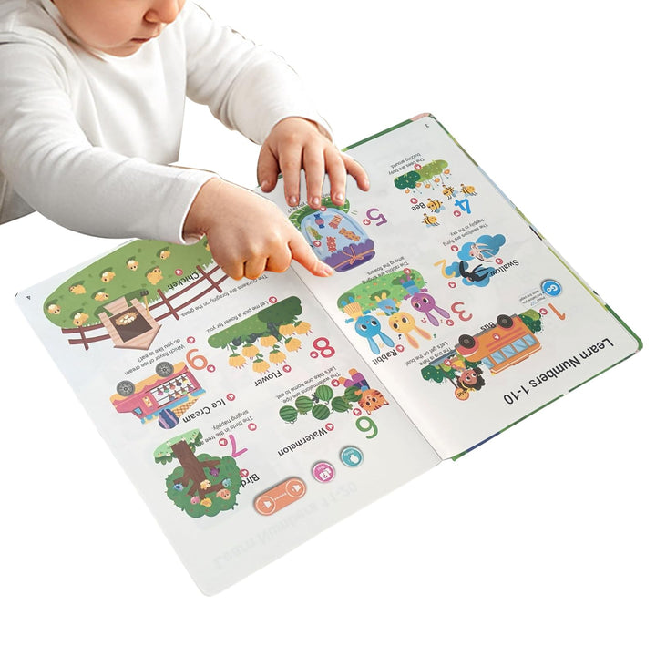 First English Words Book Sound, interaktives sprechendes Lernbuch, pädagogische Sprechbücher, Vokabe