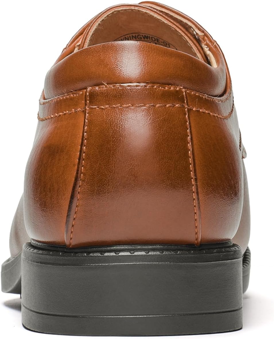 Bruno Marc Herren Anzugschuhe Derby Schnürhalbschuhe Businessschuhe Oxfords 39.5 EU Braun, 39.5 EU B