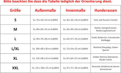 CopcoPet - Hundebetten Emma Wildlederoptik - Antik Schwarz Gr: L ca. 90 x 70 cm Orthopädisch Visco L